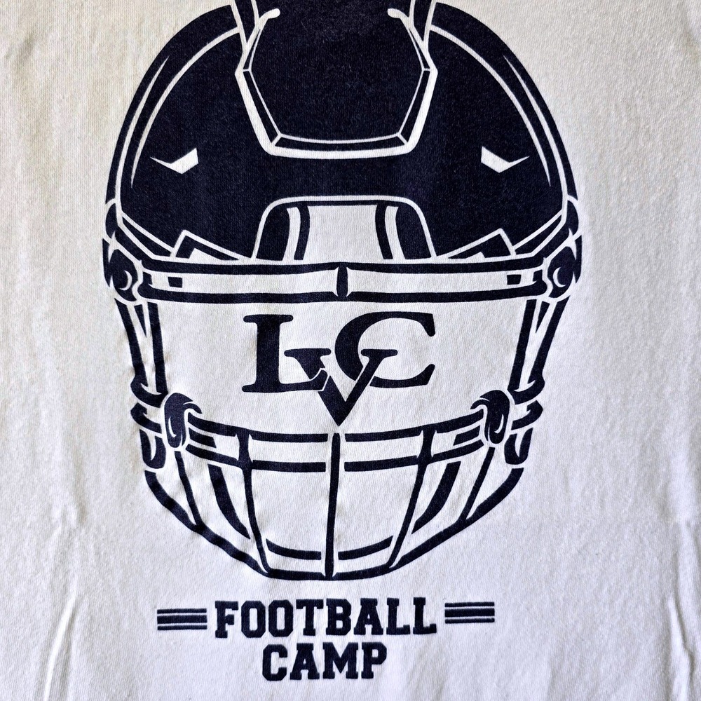 Gildan Mens Shirt XL LVC Football Camp Graphic T-Shirt Lehigh Valley College - Picture 4 of 5